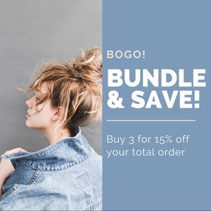 SALE!!!! BUNDLE AND SAVE 💸 BUY 3 for 15% OFF